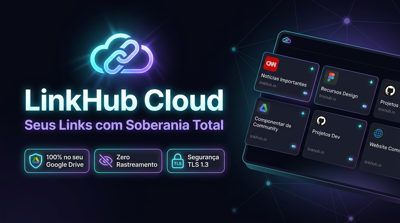 LinkHub Cloud - Soberania de Dados, Cartão de Visitas Digital & Central de Documentos