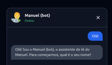 Manuel (bot) - Assistente Virtual com IA
